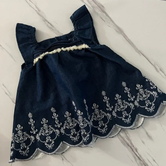 Jessica Simpson Denim Dress 12M - Picture 2 of 7